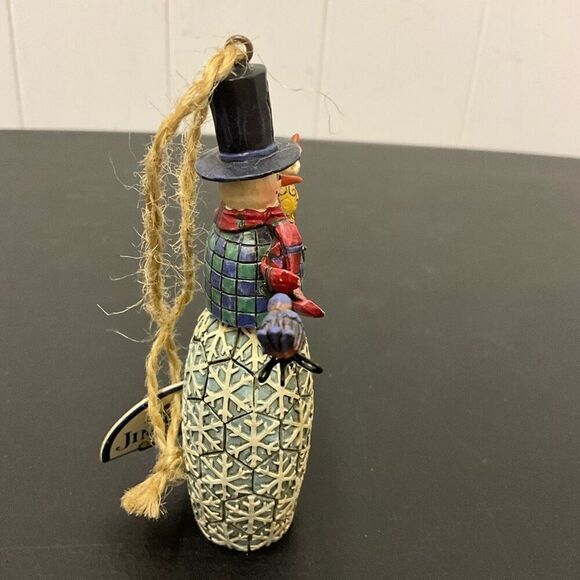 Enesco Jim Shore "Holliday" Snowman Figurine 4.5" Tall Christmas Seasonal Decor - Picture 5 of 10